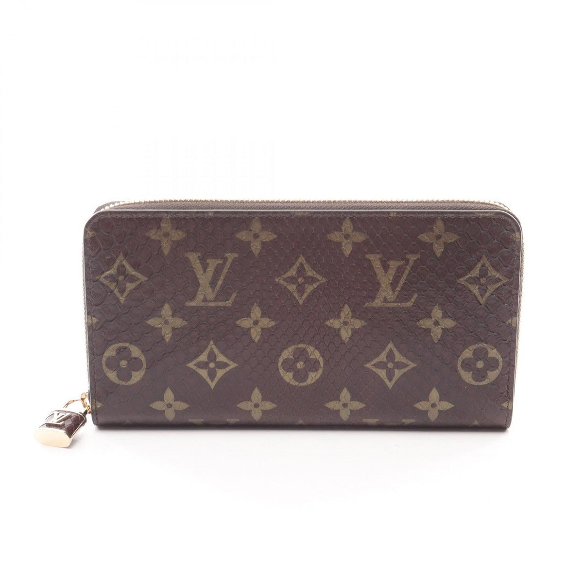 Louis Vuitton Round Wallet Zippy Monogram Exotic Cles