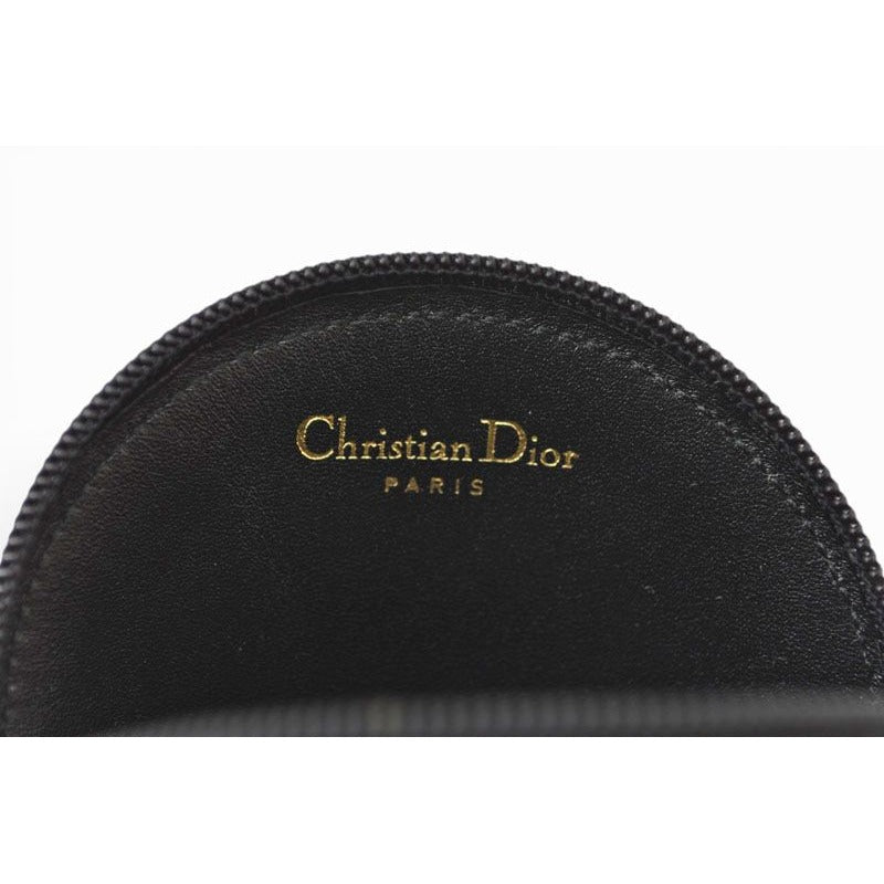 Dior Vintage Coin Purse Wallet Black