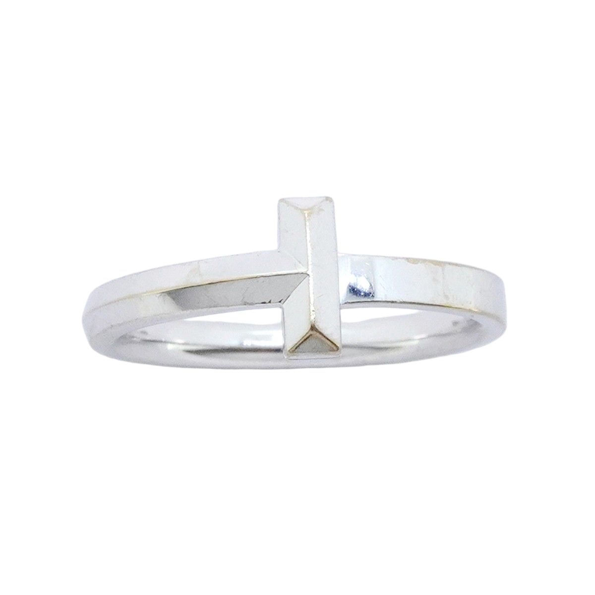 Tiffany & Co Ring T One 18k White Gold — view 2