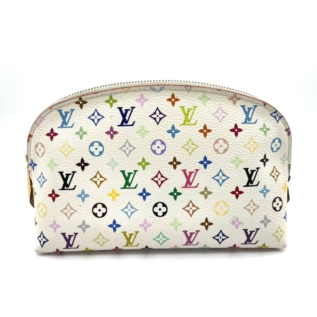 Louis Vuitton Multicolor Cosmetic Vanity Makeup Pochette Pouch Bag Y2