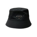 Prada Hat 2 Hc137 Bucket Nylon Triangle Logo Plate XL Em4900