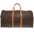 Louis Vuitton Keepall 55 Monogram Canvas Brown Boston Bag — view 2
