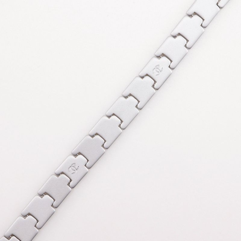 Chanel Coco Mark 99 P Metal Silver 23.5 g Bracelet — view 5