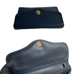 Christian Dior CD Logo Hardware Leather Shoulder Bag Pochette — view 9