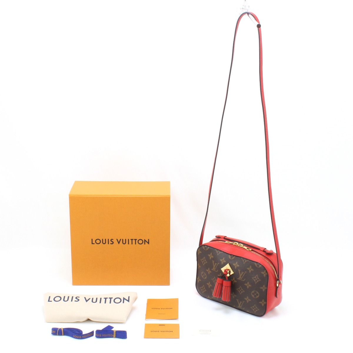 Louis Vuitton Monogram Saintonge Coquelicot Shoulder Bag — view 2