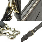 Gucci Handbag Micro Guccissima Leather Gray Gold Hardware 2-Way — view 6