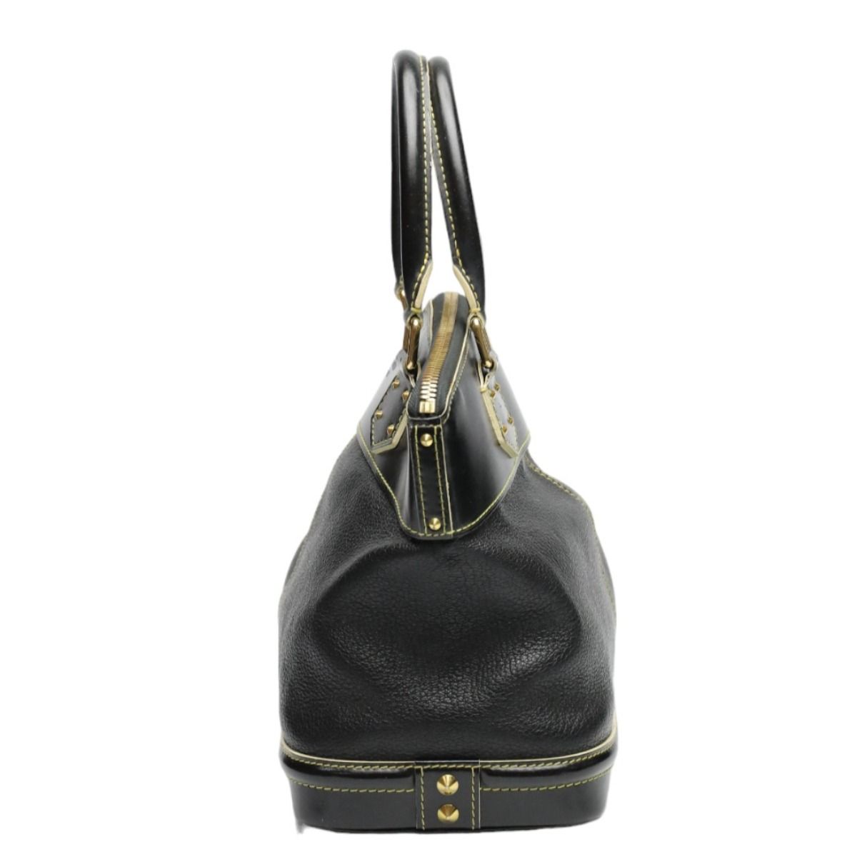 Louis Vuitton Suhali Handbag Lock It PM Noir Black — view 3