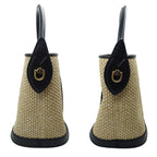 Louis Vuitton Petit Bucket 2-Way Bag Hand Shoulder RFID Raffia — view 4