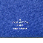 Louis Vuitton Taiga Portefeuille Brazza V Shape Noir Black Long Wallet — view 6