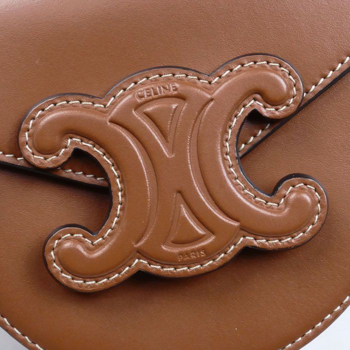 Celine Mini Buzas Cuir Triomphe Shoulder Bag Tan 10 J303 Dpq4 lu — view 7
