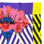 Christian Dior Small Accessories Scarf Large Size D-flower Pop Flower Logo Silk — view 2
