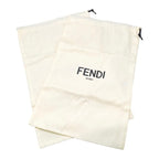 Fendi Sneakers 7 E1555 6 Size FF Logo Rubber Mesh Black — view 9