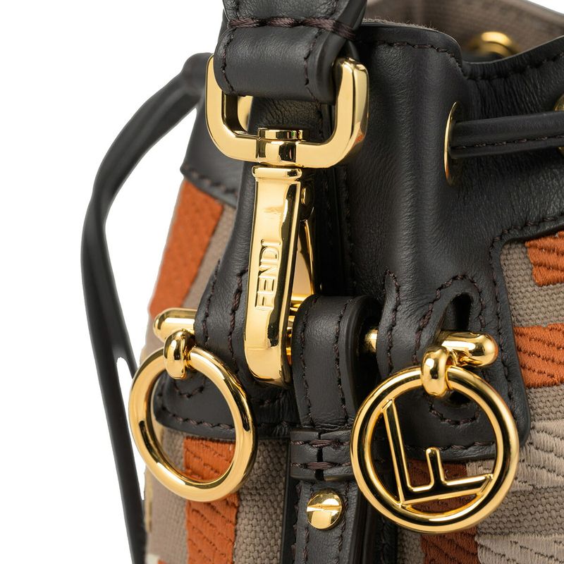 Fendi Shoulder Bag Montresor Brown — view 8