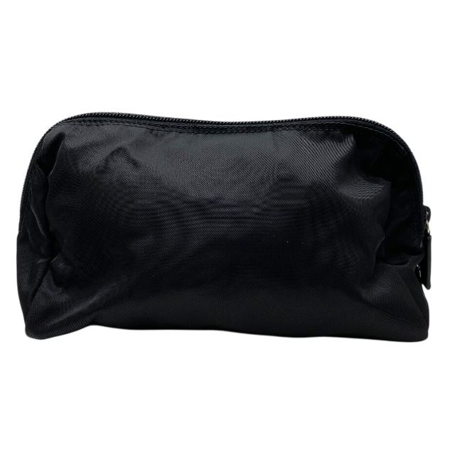 Prada Pouch Cosmetic Small Triangle Logo Nylon Black — view 2
