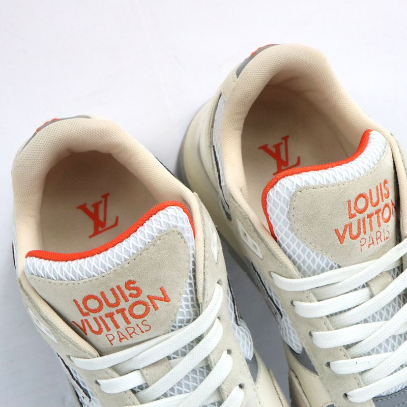 Louis Vuitton Runaway Line Sneakers 7 Low Cut Beige — view 8