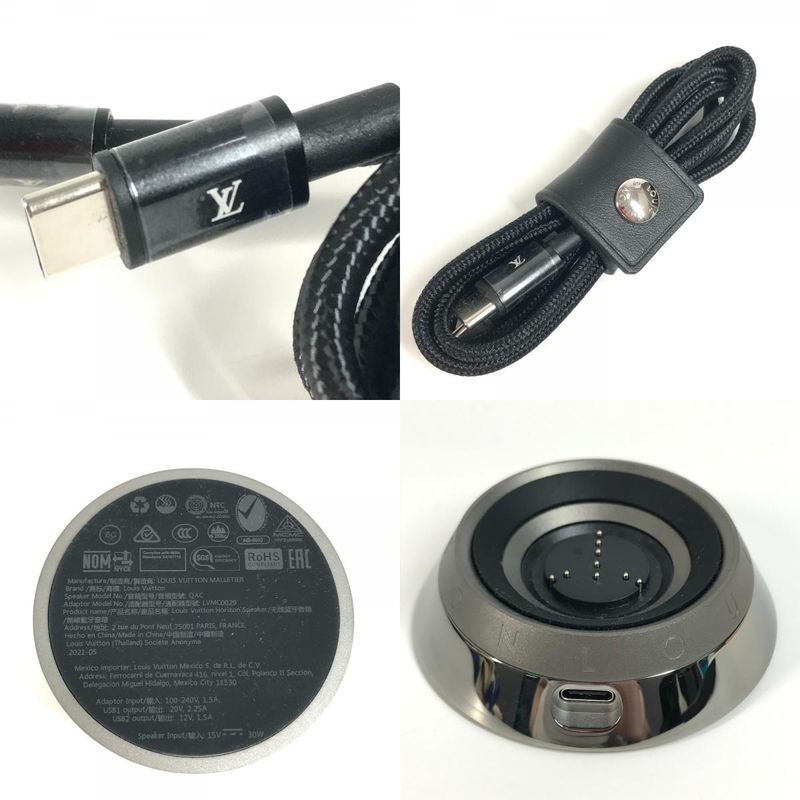Louis Vuitton Miscellaneous Items Horizon Light Up Speaker Qac000 Metal Frame — view 8