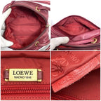 Loewe Handbag Bordeaux Anagram Nappa Leather — view 3