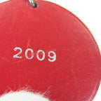 Hermes Bag Charm Animal Cow Leather Silver 925 Red Small 2009 Accessories — view 8