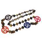 Hermes DIVA Long Necklace Buffalo Horn Lacquered Wood Multicolor 0812 — view 6