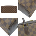 Louis Vuitton Handbag Brera Damier Ebene Brown Gold Hardware — view 4