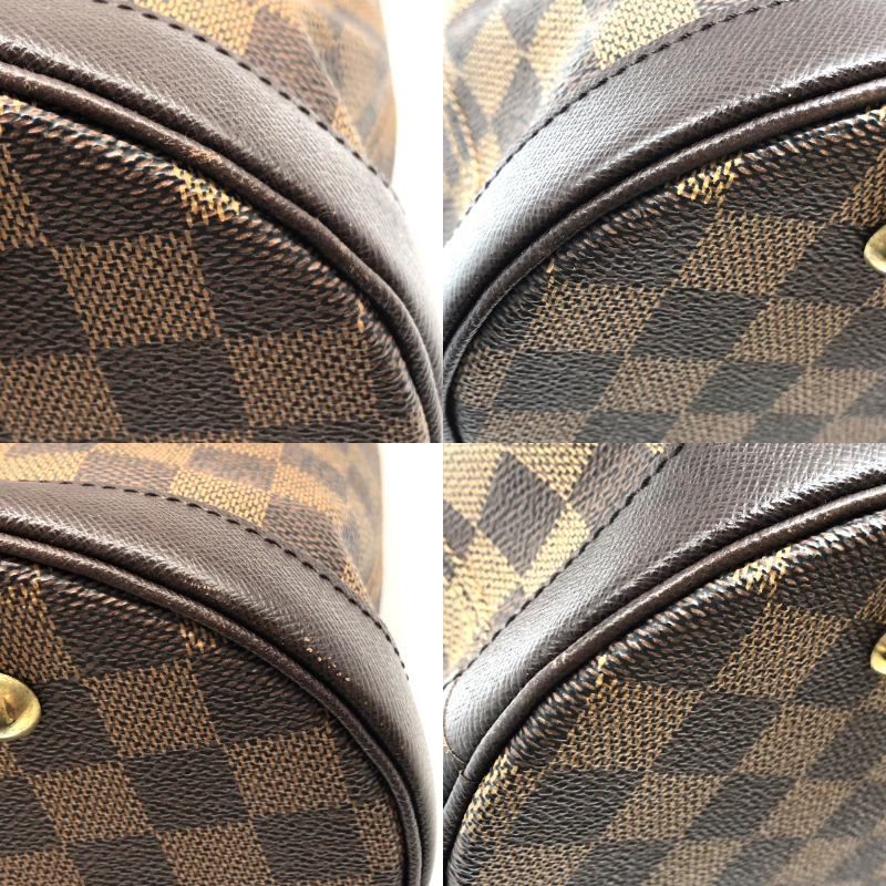 Louis Vuitton Damier Marais Tote Bag with Pouch Brown — view 8