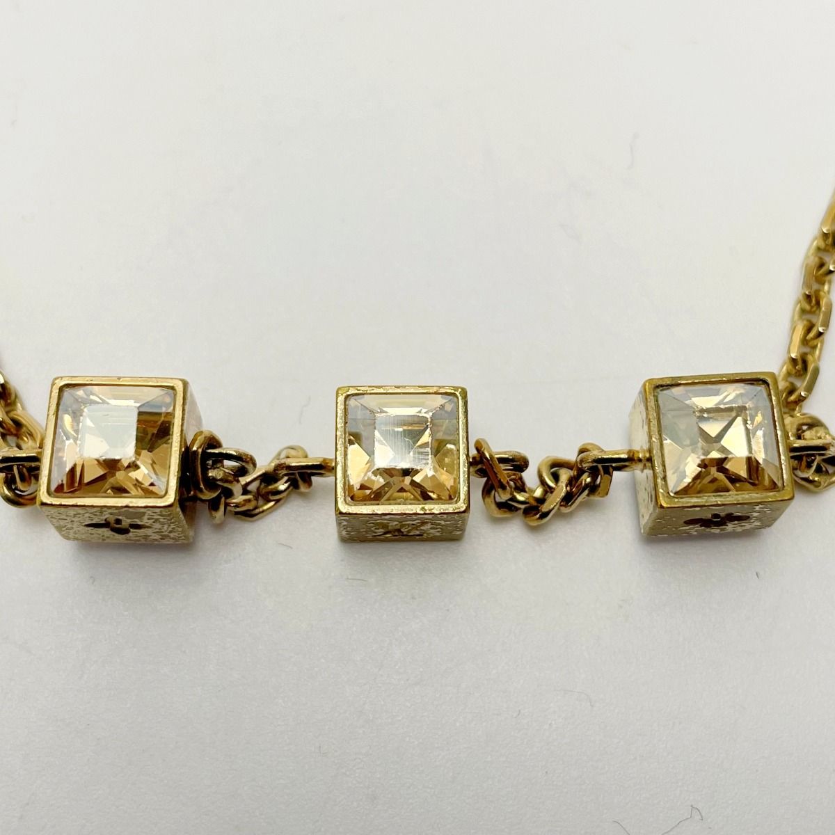 Louis Vuitton Gamble Plated Chain Bracelet — view 5