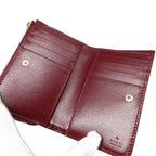 Gucci Compact Wallet GG Canvas Leather Bordeaux L Zipper 1893 — view 4
