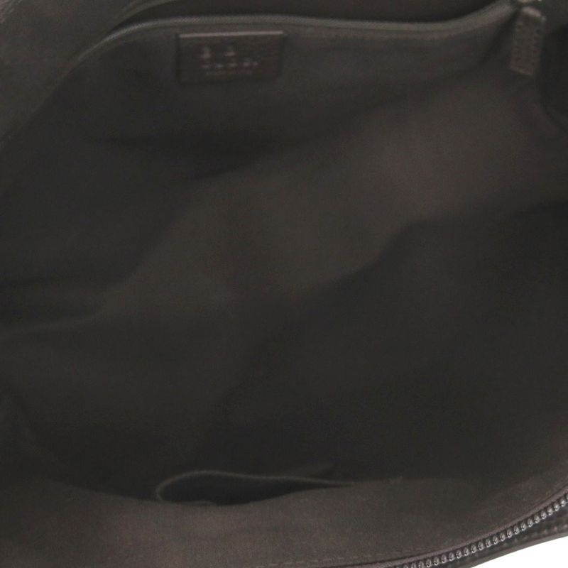 Gucci GG Abbey Tote Bag Canvas Leather Dark Brown 0767 — view 5