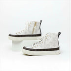 Louis Vuitton Stellar Line Monogram Sneakers Shoes Leather White Brown Logo — view 4