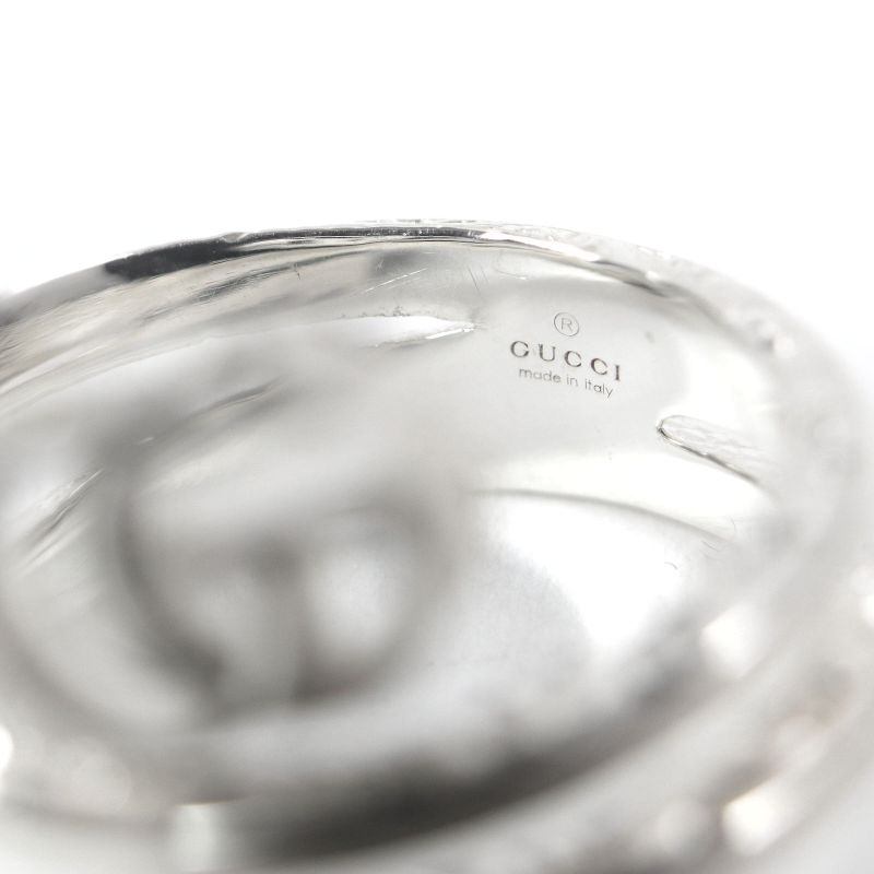 Gucci Double G Key Motif Ring AG 925 Silver 18 Weight — view 6