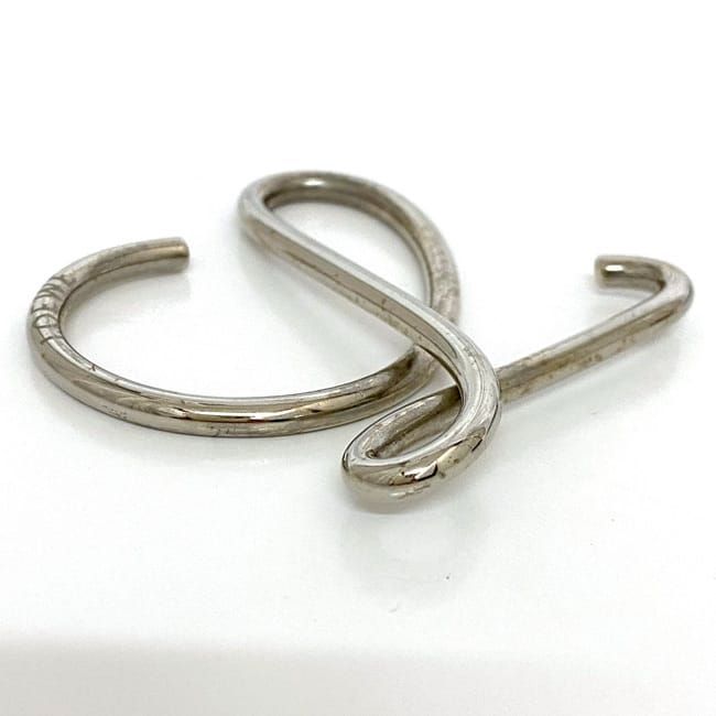 Loewe Key Ring Silver Anagram Metal — view 5