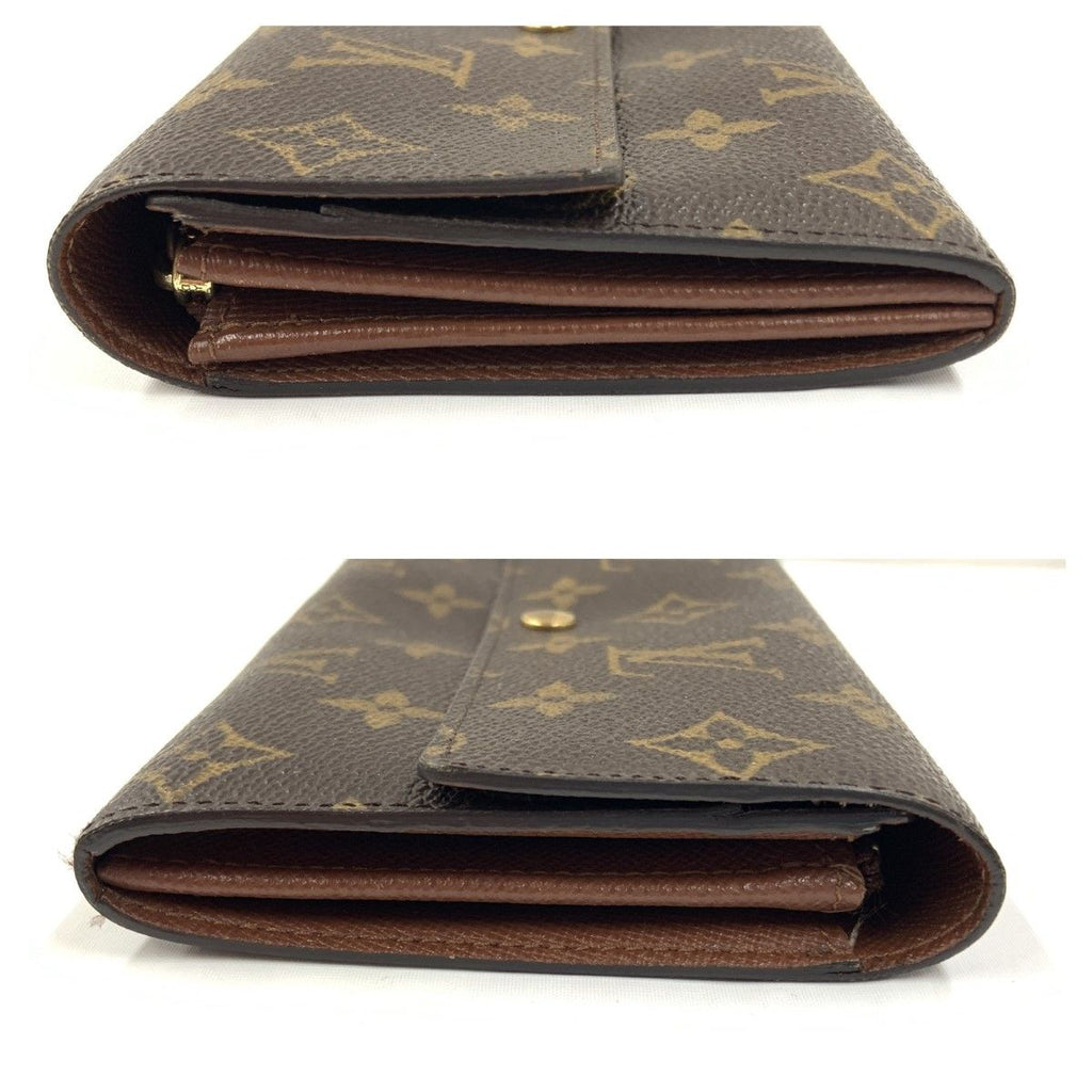 Louis Vuitton Monogram Pochette Porte Monnaie Credit Bifold Long Wallet — view 4