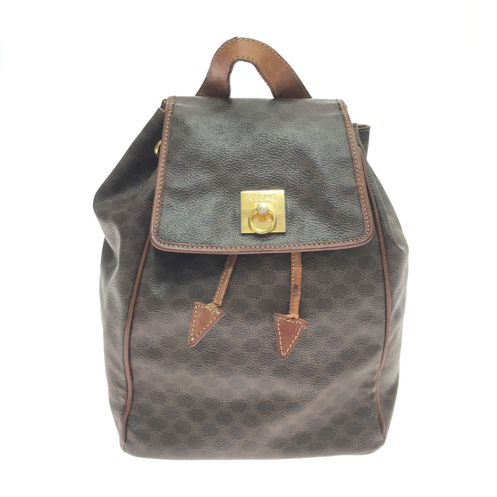 Celine Rucksack Scratch Stains Brown — view 2