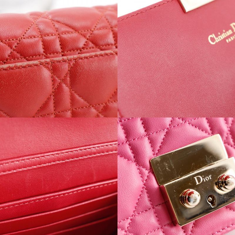 Christian Dior Chain Shoulder Cannage 2-Way Clutch S0252 Otri M79 — view 9