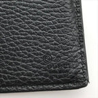 Gucci Inter Locking Leather Bifold Wallet Black — view 9