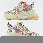 Gucci Balenciaga Hakka Project Triple S Flora Print Size — view 4