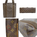 Louis Vuitton Tote Bag Cabas Bobol Monogram Brown Casual A4 Compartment — view 3