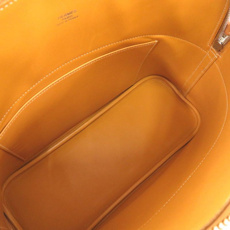 Hermes Bolide 31 Vaux Chamonix Natural Silver Hardware Handbag — view 6