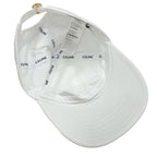 Celine Cap Hat Cotton White Navy Logo Triomphe Baseball — view 5