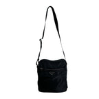 Prada Bt0168 Crossbody Body Bag Triangle Logo Shoulder Black — view 2