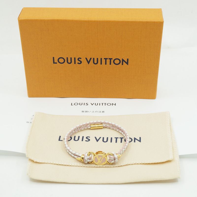 Louis Vuitton M8628 sp Bc0224 Click It Bracelet Pink Gold Accessory Box — view 9