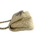 Chanel Cruise Collection Quilted Canvas Shoulder Bag