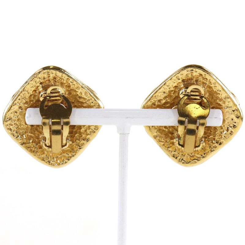 Chanel Coco Mark Vintage Gold Plated 94 P 24.0 g Earrings — view 4