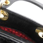 Dior Lady Small Tote Shoulder Bag — view 6