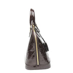 Louis Vuitton Vernis Handbag Alma PM Wine Red — view 3