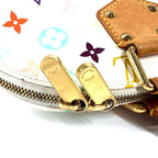 Louis Vuitton Handbag Alma Monogram Multicolor Canvas Bronze White — view 6