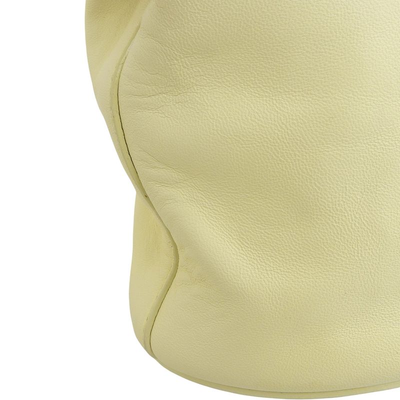 Bottega Veneta 2020 DROP Bag Leather Shoulder Bucket Handbag Cream — view 5
