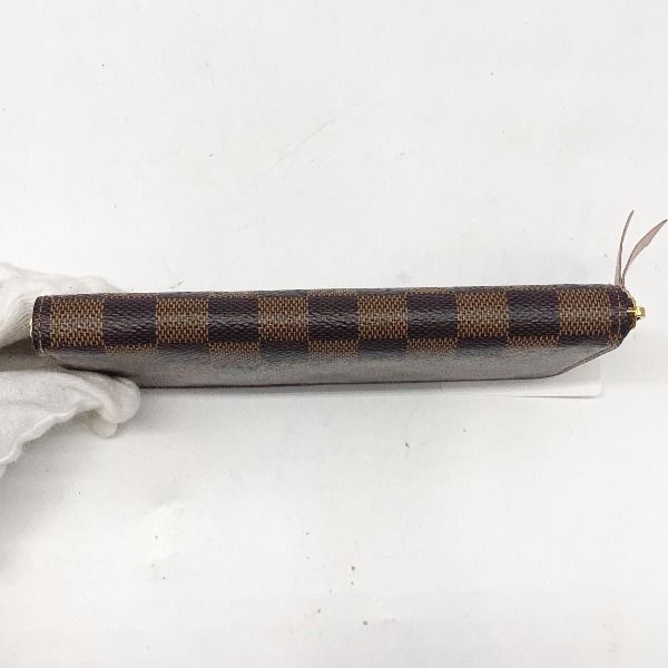 Louis Vuitton Damier Portefeuille Cles Mans Round Zipper Long Wallet — view 3