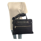 Gucci Sherry Line Black Silver Hardware Nylon Business Bag Handbag Men — view 7