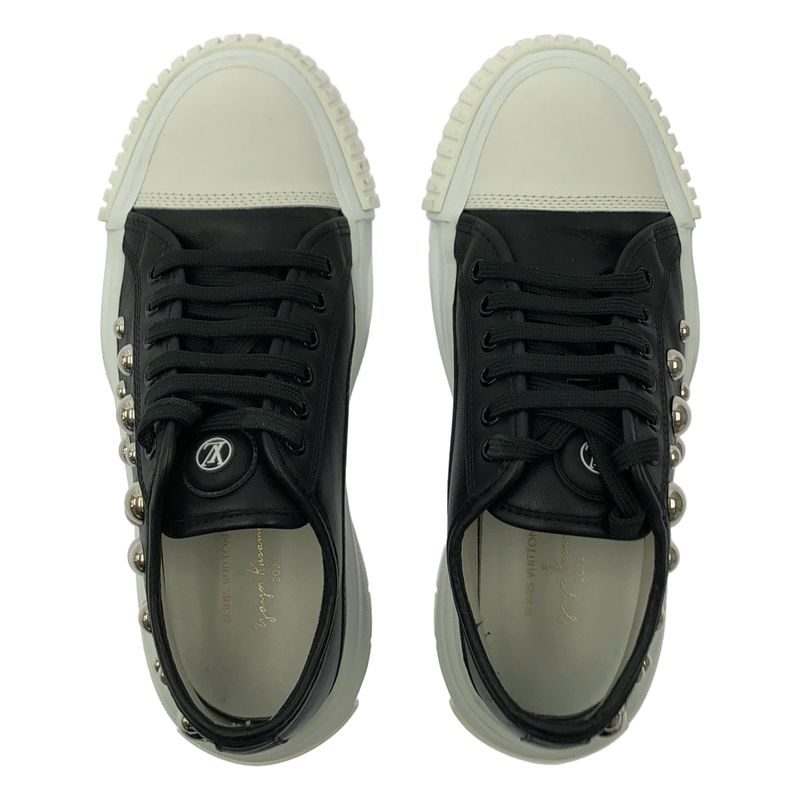 Louis Vuitton Yayoi Kusama Squad Line Low-Cut Sneakers Black 36.5 — view 4